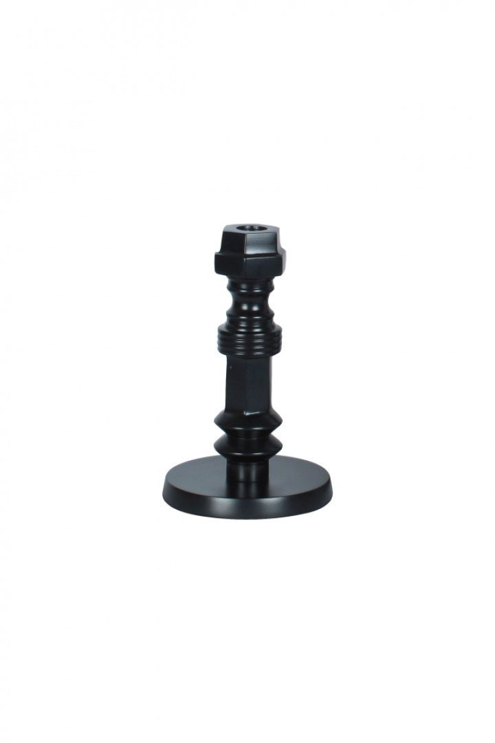 Kaarsenhouder \'Totem\' - Zwart in de groep Inrichting / Decoratie / Kaarsenhouders & Lantaarns bij Reforma (8300036)
