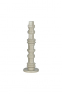 Kaarsenhouder \'Totem\' - Beige