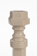 Kaarsenhouder \'Totem\' - Beige