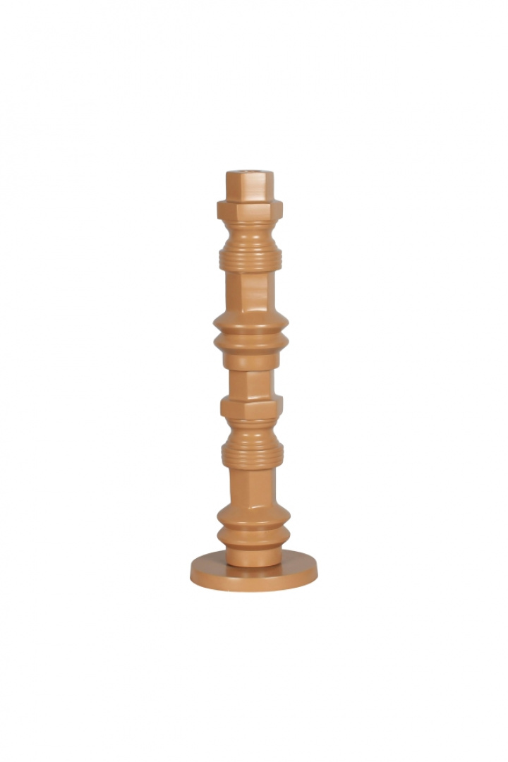 Kaarsenhouder \'Totem\' - Terra in de groep Inrichting / Decoratie / Kaarsenhouders & Lantaarns bij Reforma (8300041)