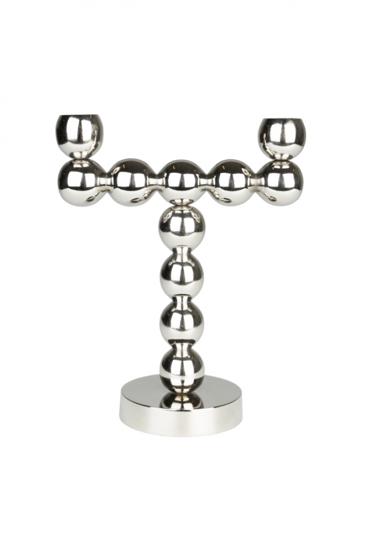 Kaarsenhouder \'Bubbles\' - Zilver in de groep Inrichting / Decoratie / Kaarsenhouders & Lantaarns bij Reforma (8300056)