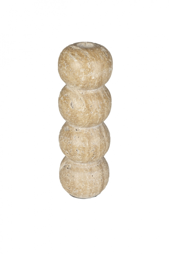 Kaarsenhouder \'Rome\' - Beige in de groep Inrichting / Decoratie / Kaarsenhouders & Lantaarns bij Reforma (8300070)