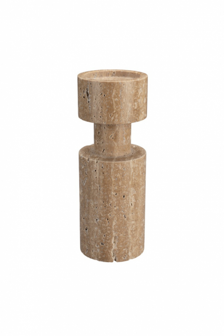 Kaarsenhouder \'Paros\' - Terrazzo in de groep Inrichting / Decoratie / Kaarsenhouders & Lantaarns bij Reforma (8300074)