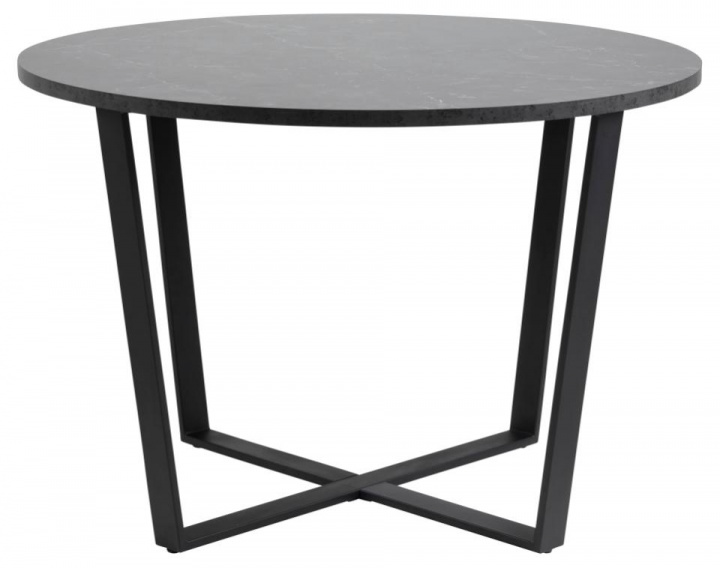 Eettafel \'Filipstad\' - Zwart in de groep Meubels / Tafels / Ronde eettafels bij Reforma (85738)