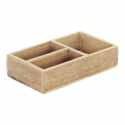 Vintage Houten doos \'3 Trays\' - Hout