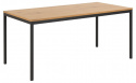 Eettafel \'Porto Cervo\' - Zwart/Natuur