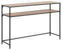 Bijzettafel \'Hydra\' 120cm - Natuur/Zwart
