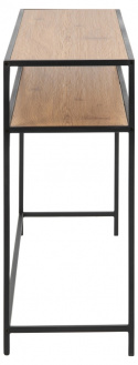 Bijzettafel \'Hydra\' 120cm - Natuur/Zwart