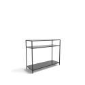 Bijzettafel \'Hydra\' 120cm - Zwart/Grijs