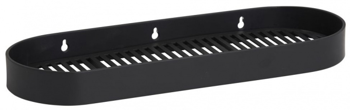 Plank met groef \'SOTRA\' - Zwart in de groep Meubels / Planken & opslag / Wandplanken bij Reforma (8753)