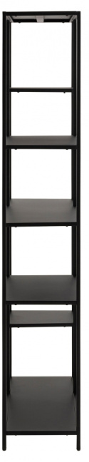 Boekenkast \'Newcastle\' 165cm - Zwart