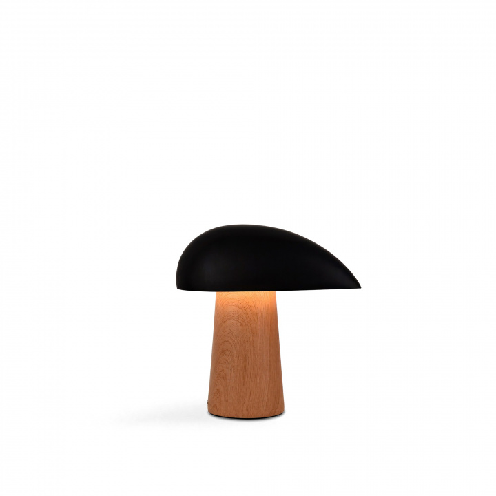 Lamp \'Karlskrona\' - Natuur/Zwart in de groep Verlichting / Lampen / Tafellampen bij Reforma (87650-black-nature)