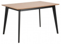 Eettafel \'Varberg\' - Zwart/Natuur