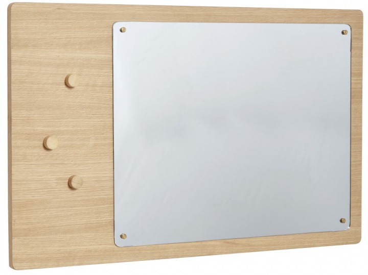 Wandspiegel met magneten \'Split\' 80x50cm - Eik in de groep Inrichting / Decoratie / Spiegels bij Reforma (881302)