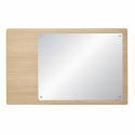 Wandspiegel met magneten \'Split\' 80x50cm - Eik 