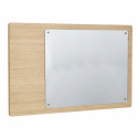 Wandspiegel met magneten \'Split\' 80x50cm - Eik 