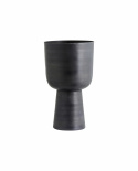 Pot \'Galoa\' L - Zwart
