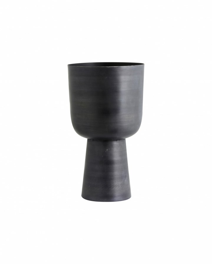 Pot \'Galoa\' L - Zwart in de groep Inrichting / Decoratie / Potten bij Reforma (8815)