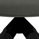 Stoel \'Bjuv\' - Donkergrijs/Zwart
