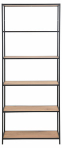 Boekenkast \'Hydra\' 77cm - Zwart