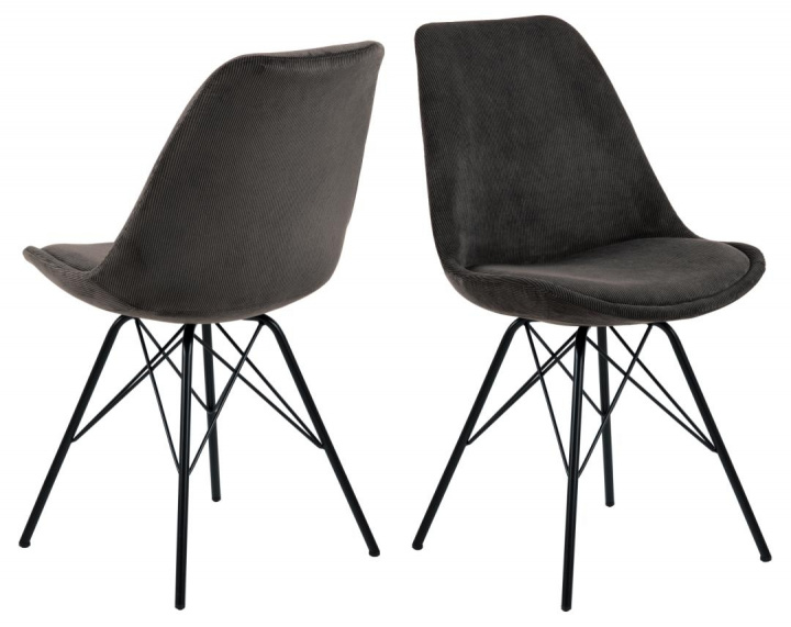 Stoel \'Eris\' - Zwart/Zwart in de groep Meubels / Zitmeubels / Stoelen bij Reforma (91471)