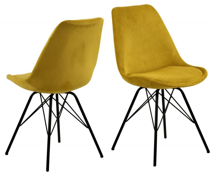 Stoel \'Eris\' - Geel/Zwart in de groep Kamer / Keuken bij Reforma (91472)