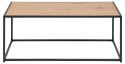 Salontafel \'Hydra\' 100cm - Natuur/Zwart