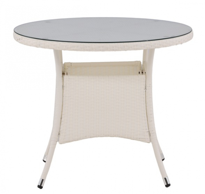 Tafel \'Skövde\' - Wit in de groep Meubels / Tuinmeubelen / Tuin tafel bij Reforma (9230-010)