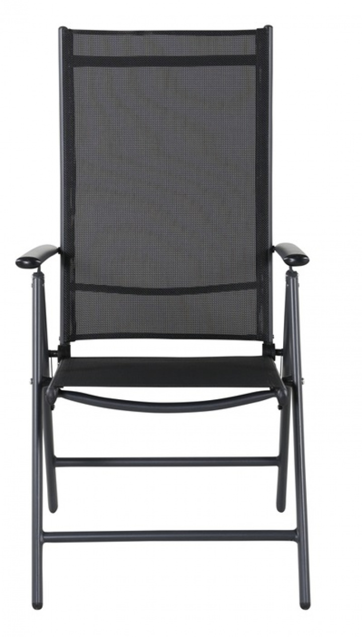 Stoel \'Simrishamn\' - Zwart in de groep Meubels / Tuinmeubelen / Tuin stoelen bij Reforma (9276-408)