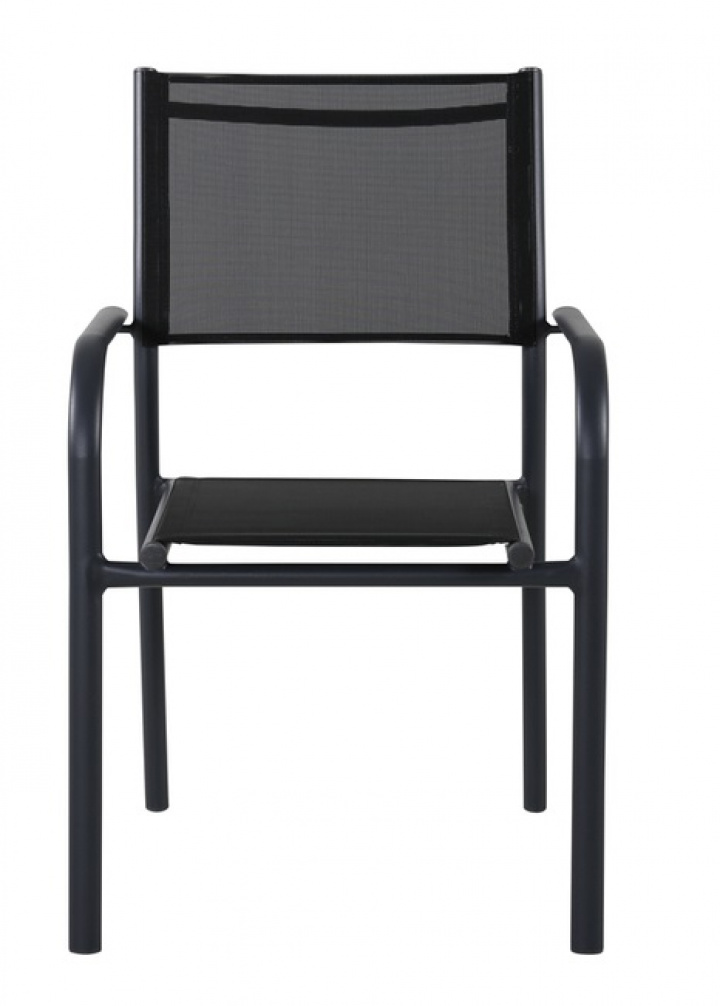 Stoel \'Vaggeryd\' - Zwart in de groep Meubels / Tuinmeubelen / Tuin stoelen bij Reforma (9290-408)