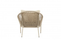 Loungestoel \'Luna\' - Beige