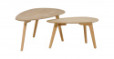 Salontafel \'San Fran\' 2 delen - Eik