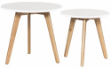 Salontafel \'Lycke\' 2 delen - Wit