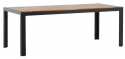 Eettafel \'Birka\' 205x90 cm - Zwart