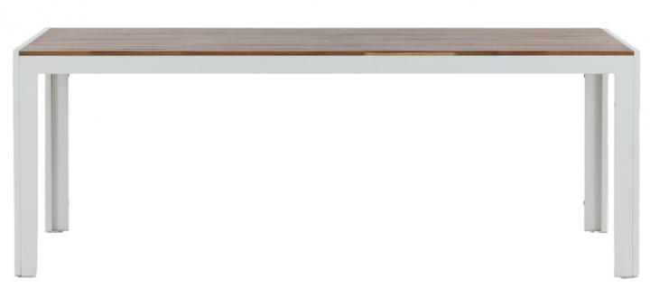 Eettafel \'Birka\' 205x90 cm - Wit in de groep Meubels / Tuinmeubelen / Tuin tafel bij Reforma (9554-069)