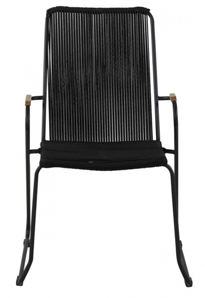 Eetstoel \'Birka\' - Zwart in de groep Meubels / Tuinmeubelen / Tuin stoelen bij Reforma (9558-022)