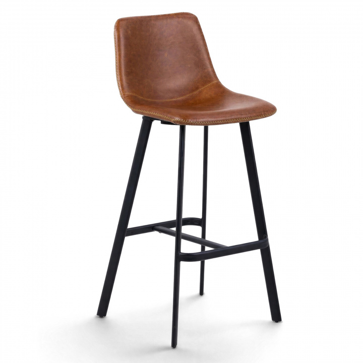 Barkruk \'Tärnsjö\' - Bruin in de groep Meubels / Zitmeubels / Barkrukken bij Reforma (96091)