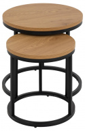 Salontafel \'Spiro\' - Natuur/Zwart