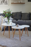 Salontafel \'Dalby\' 3 delen - Wit
