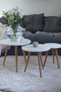 Salontafel \'Dalby\' 3 delen - Wit