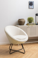 Fauteuil \'Center\' - Wit/Natuur