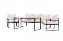Loungeset \'Vico\' - Zwart