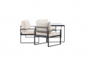 Loungeset \'Vico\' - Zwart