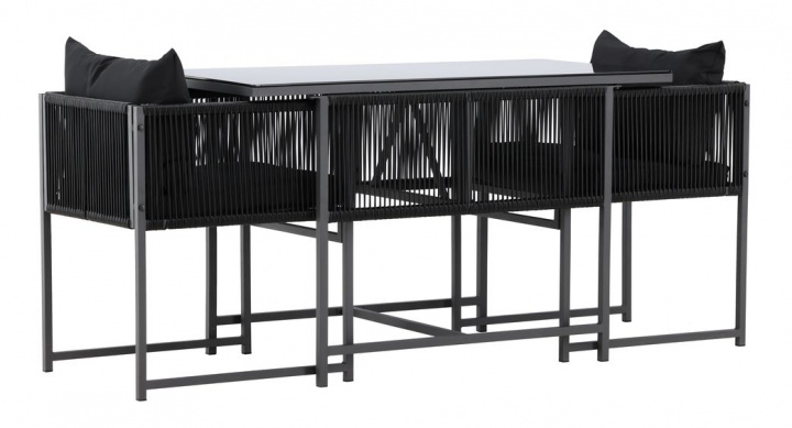 Eettafel \'Cala\' - Zwart in de groep Meubels / Tuinmeubelen / Buiten groepen bij Reforma (9787-100)