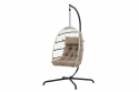 Hangstoel \'Trezza\' - Grijs/Zwart