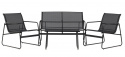 Loungeset \'Ravena\' - Zwart