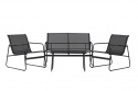 Loungeset \'Ravena\' - Zwart