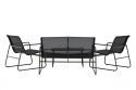 Loungeset \'Ravena\' - Zwart