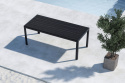 Eettafel \'Mirko\' 205x74cm - Zwart