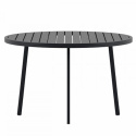 \'Giardini\' eettafel, rond, 120 cm - zwart